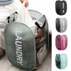 Portable Mesh Pop Up Laundry Hamper Wide Opening Breathable Collapsible Space-Saving Laundry Basket Dorm Travel Bathroom Items