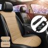 Universal PU Leather Heated Car Seat Cushion with Smart Switch for Winter (12V/24V)