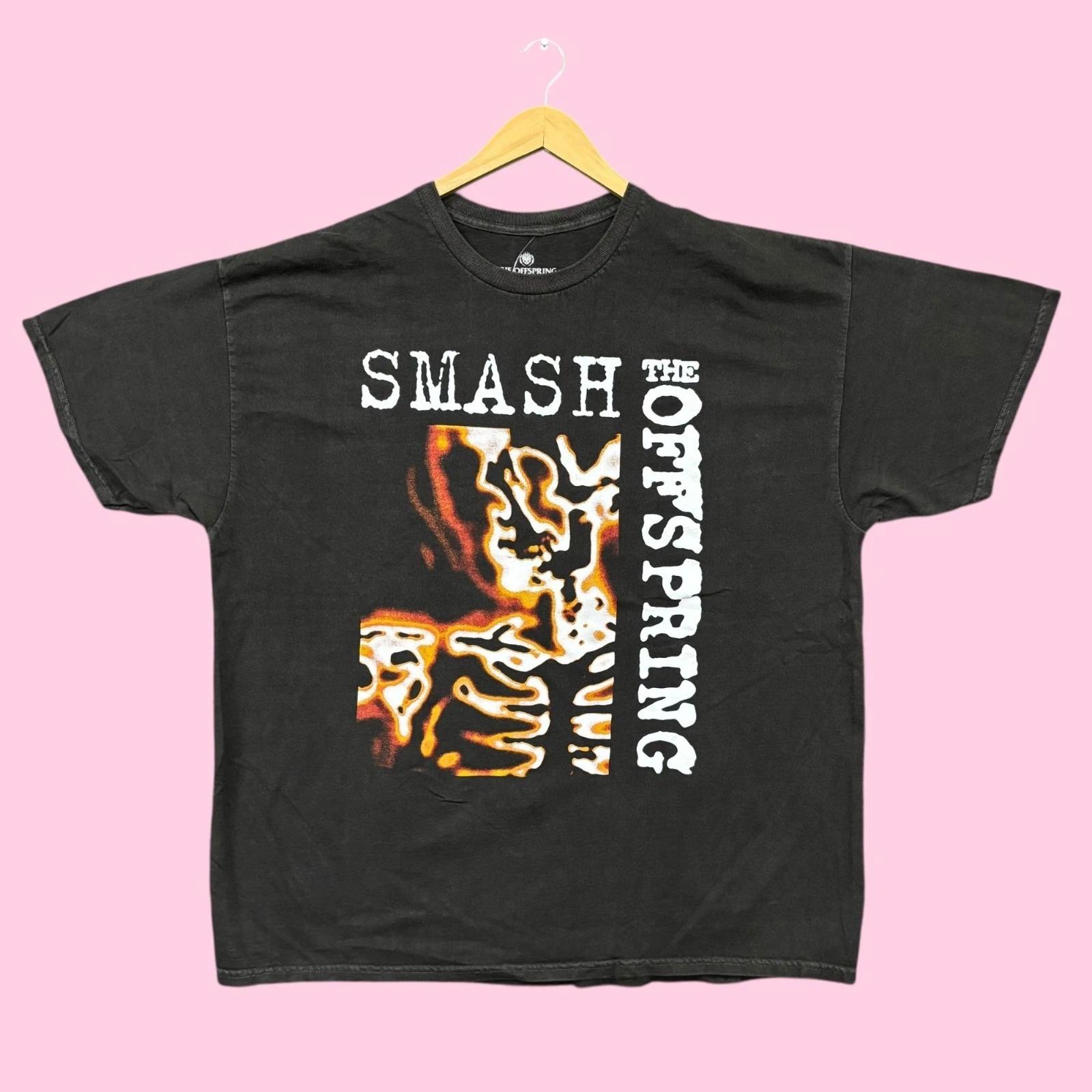 The Offspring Smash Album Skeleton Punk Rock Band Tee XL 4XL