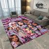 Bratz kawaii printed carpet Non-slip carpet outdoor carpets area rug Home bedroom decor rug for bedroom birthday gift