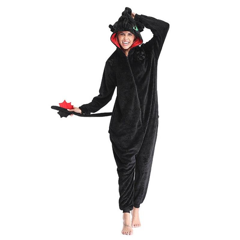 How To Train Your Dragon Toothless Anime Cosplay Costumes Animal Kigurumi Hooded Cartoon Onesies For Christmas Halloween Party