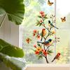 New·Tree Branch Bird Butterfly Sticker Window Cling Butterfly Decal Glass Door Decor Home Fridge Electrostatic Sticker·