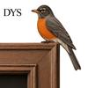 Wooden Bird Door Frame Decor Topper Decor, Adorable Shape Corner Statue, Handcrafted Wood Sign, Woodland Natural Charm Home Accessories Art