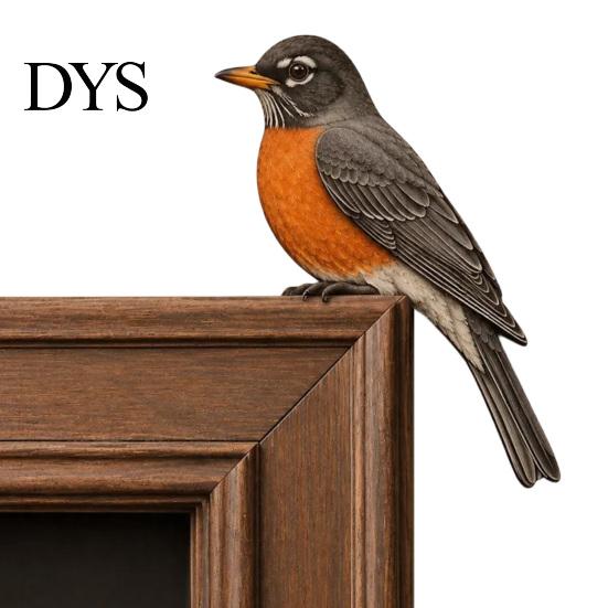 Wooden Bird Door Frame Decor Topper Decor, Adorable Shape Corner Statue, Handcrafted Wood Sign, Woodland Natural Charm Home Accessories Art