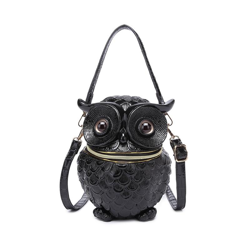 2025 Nuova Moda Borse e Borsette da Donna Cartoni Animati Lusso Designer Stile Gufo 3D Borsa Tote da Donna Borsa a Tracolla da Donna