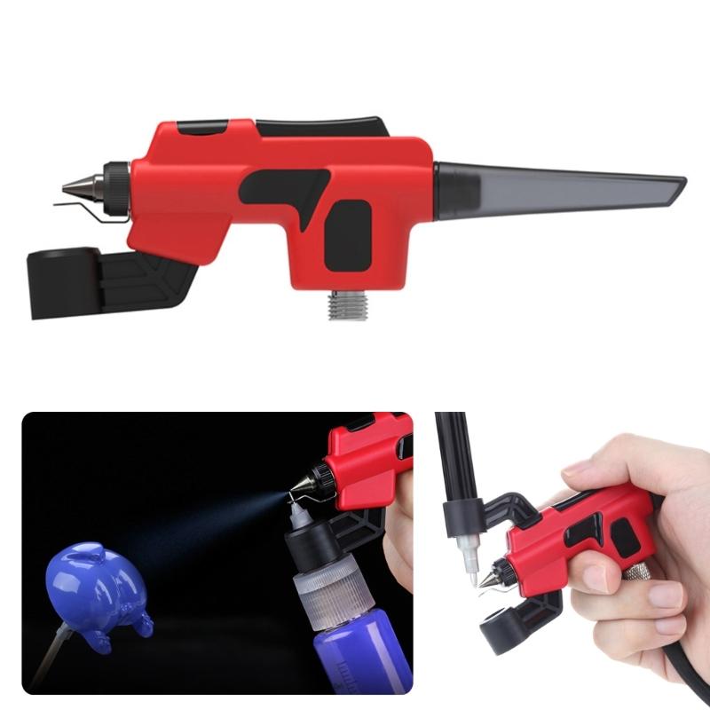 Professional Airbrush Set with Marker Rack Easy Sprayer Model Painting for Model Hobby Tool Set Easy Maintenance