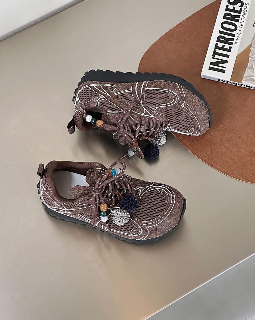 2025 new ugly cute German training shoes women's retro versatile casual sports board shoes Forrest Gump shoes outdoor mountaineering hiking shoes