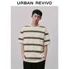 UR Men's Contrast Stripe Round Neck T-Shirt