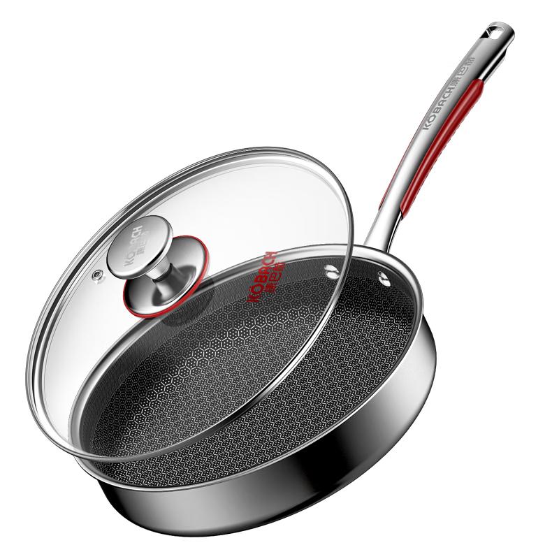 Kumbach Flagship S 316L Stainless Steel Honeycomb Non-stick Frying Pan