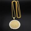 Seven Archangels Medal Angel Necklace for Women Men Stainless Steel Seal of Solomon Protection Chain Jewelry Collar NZZZ504S02