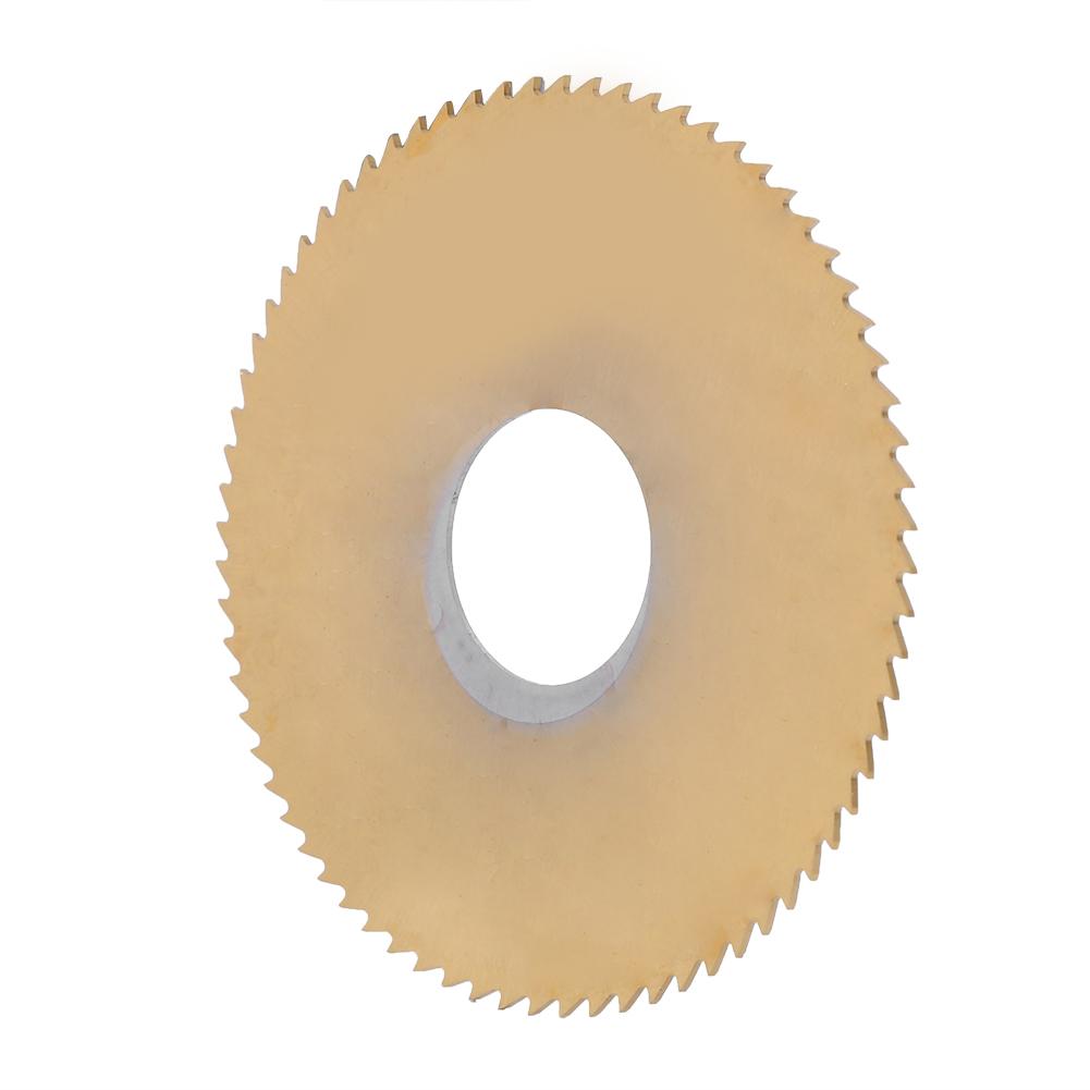 Saw Blade Cutting Grinding Disc TiCoated HSS Milling Cutter 75 x 0.8 x 22mm 72 Teeth