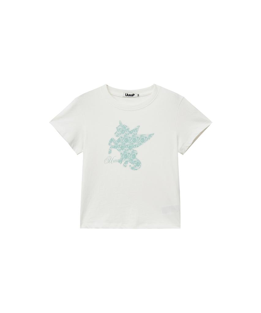 Yuupeu Pony Print Tee - Ivory