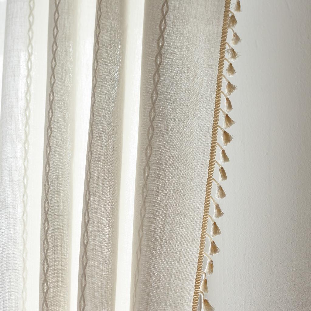 Short Curtain American Country Half Curtain Pull Curtain Bay Window Kitchen Blackout Small Curtain Coffee Curtain