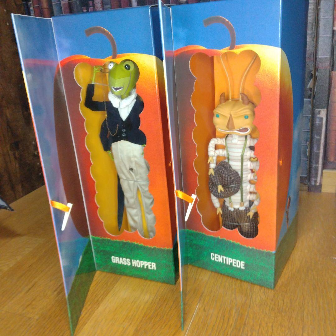 

[USED] Giant Peach Figure Doll Centipede Grasshopper