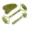 Woman Roller Jade 3-piece Set Massager Face Eyes Neck Forehead Beauty Scraping Pebble Facial Massage Stick