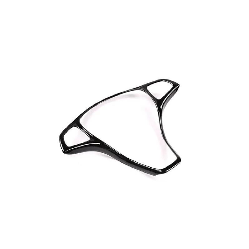 

Car Steering Wheel Trim Button Decoration Frame Cover Accessories For Mercedes Benz C E GLC GLA CLA W205 W213 X253 2015- Gloss Black