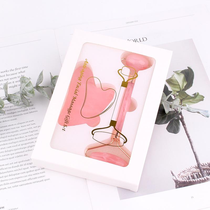 Meridian Gua Sha Facial Massage Roller Set