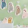 Cute Sloth Hanging Hand Towel Thickened Coral Velvet Absorbent Quick Drying Towel Bathroom Kitchen Supplies