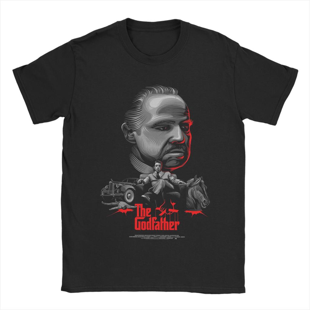 The Godfather T Shirt Summer Cotton T Shirts For Man Popular Print Tee Shirt ShortSleeve Aesthetic Tees