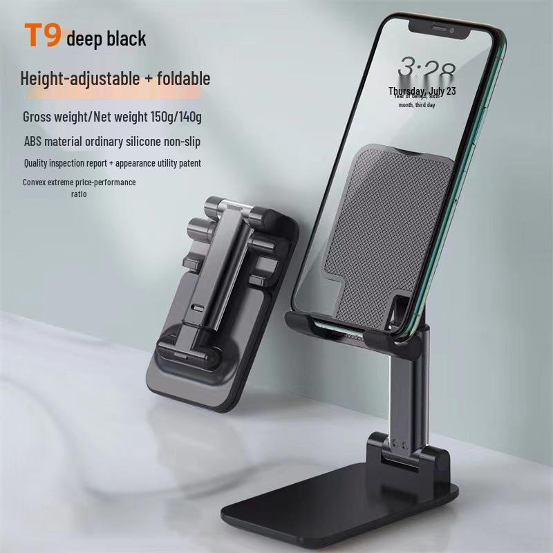 Faltbarer Desktop Handy- & Tablet-Halter – Multifunktional & Verstellbar für TikTok und mehr