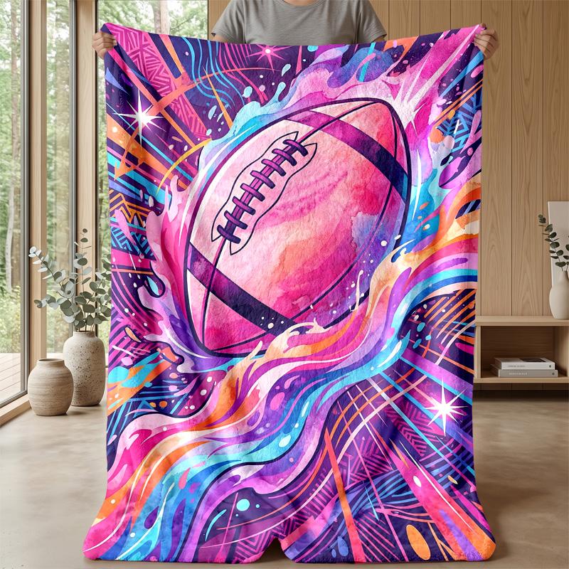 Electric Football Energy 1 Theme blanket Lightweight Warm Flannel Blanket Decorative Throw Blanket for Home Decoration