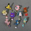 Emaille-Anstecker Set - Niedliche Pikachu Schiggy Glumanda Anstecknadeln für Rucksäcke, Jacken - Anime Cartoon Abzeichen Geschenk für Fans