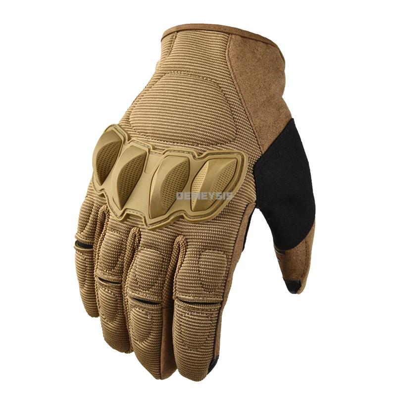Dotyková obrazovka Full Finger Tactical Rukavice Motocross Hard Knuckle Full Finger Rukavice Pánské