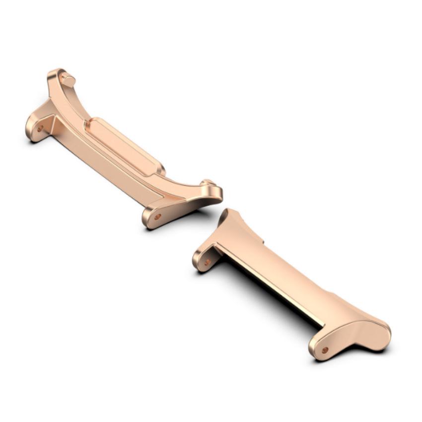 Compatible with Samsung Watch 7 Ultra 47mm Strap Connector: Stainless Steel Metal Connector Grain