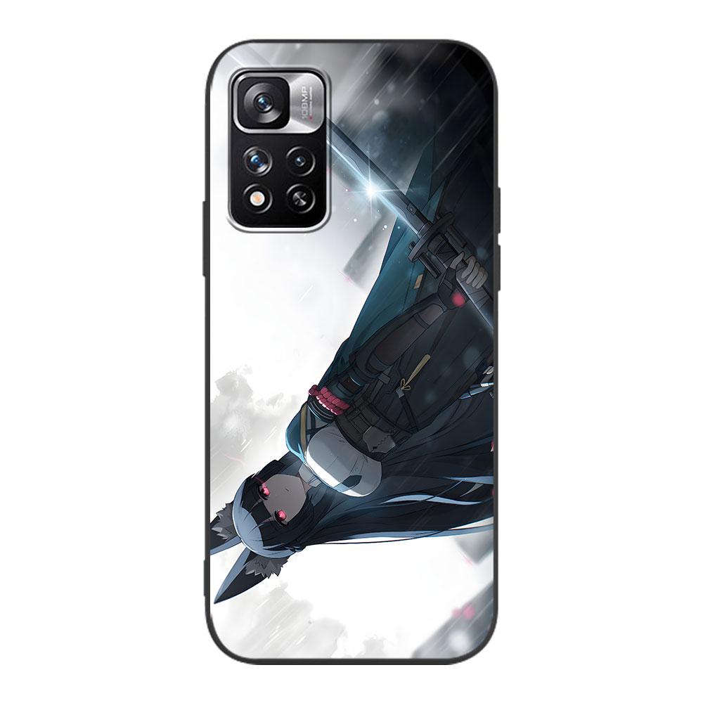 Hoshimi Miyabi Zenless Zone Zero Case for Xiaomi Redmi 10A 10C 9C 12C 9A 9i 10 12 9 Prime 9T K40 Pro Black Soft TPU Phone Cover