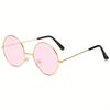 Retro Runde Sonnenbrille Bunter Runder Rahmen Brille Farbige Sonnenbrillen Gläser