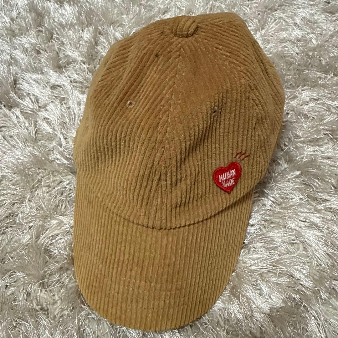 Used HUMAN MADE corduroy cap hat