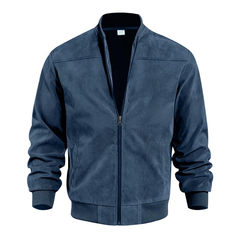 Giacca Punk in Pelle con Maniche e Zip da Uomo per Uso Casual Autunnale