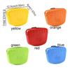 Portable TPR Dog Treat Pouch Soft Candy Color Dog Training Bags with Waist Belt Clip Dog Treat Pockets for Dogs Cats