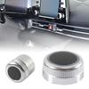 Car Radio Control Knob Black Plastic Volumes Control 4F0919070 Radio Control Knob Replacement