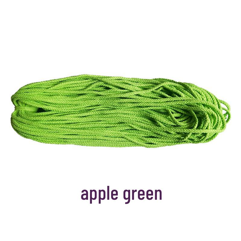 5mm Eight-Strand Hollow Cotton Rope for Handmade Weaving, Thick Drawstring Closure, Colored Pull Rope