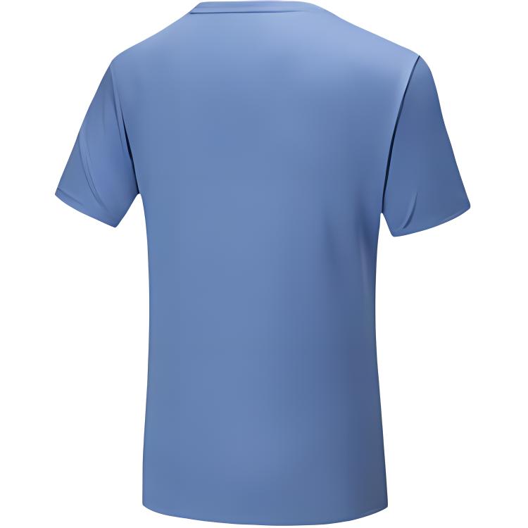 Anta Plain Breathable Comfortable Round Neck Simple Short Sleeve T-Shirt Men Tops Navy-Blue 952527113-5