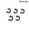 5 Stück 6–20 mm Edelstahl-P-Clips mit Gummiauskleidung, R-Typ-Rohrschelle, Kabelmontage, Schlauchschelle, Schlauchschelle, feste Schelle