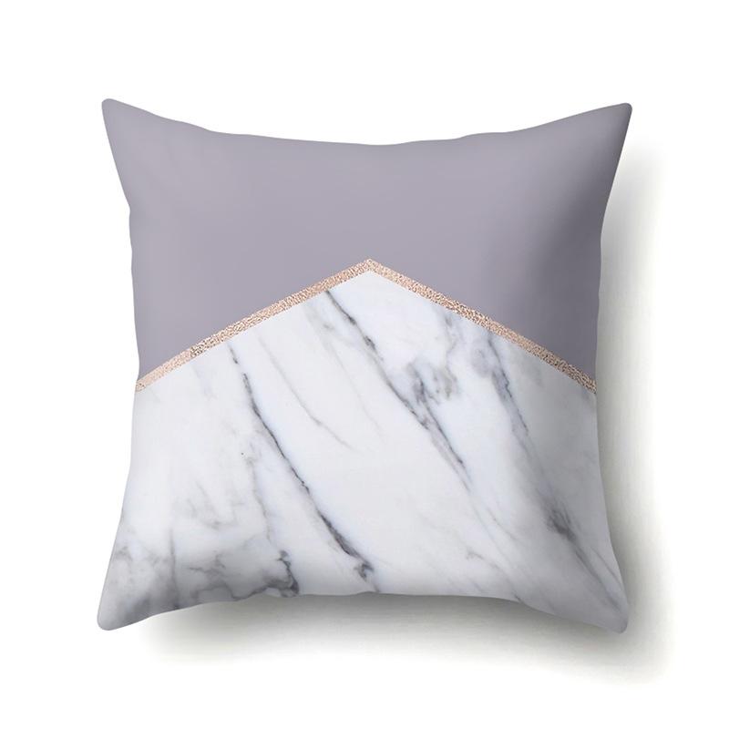 Polyester Pillow Case Automobile Decoration Home Printed Pillow Case Waist Cushion Cover Car Cushion Head Cushion Cover