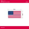 [BABICARE] USA American Flag 12 Pieces Seal/Sticker Clothing/Car Body OK