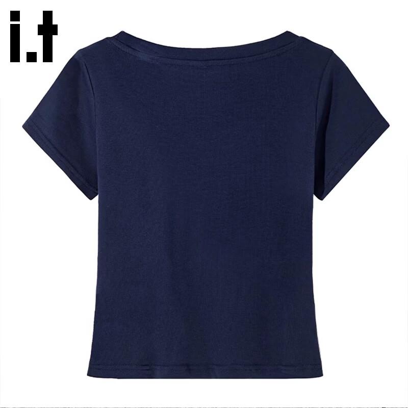 CHOCOOLATEit Slim Fit Bear Print Short Sleeve T-Shirt