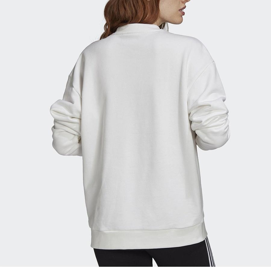 Adidas Originals Sweatshirts Women's White Crew Neck Moderate Regular GD2281
