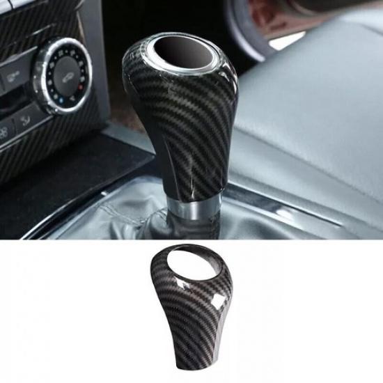 Fit For Benz G-Class 2009-11 Carbon Fiber Gear Shift Knob Cover Central Console