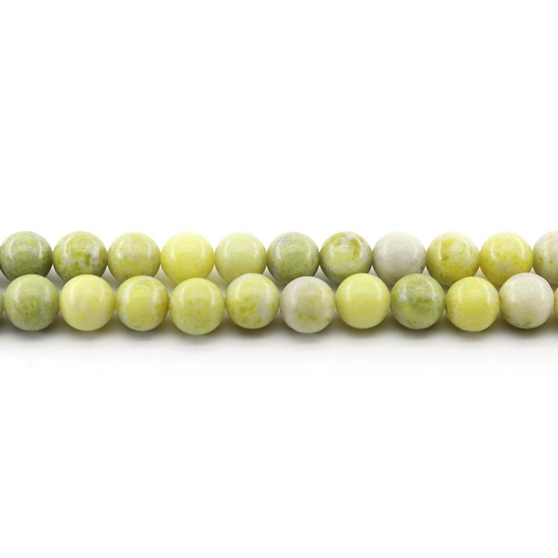Yellow Pine Natural Stone Loose Beads for DIY Jewelry