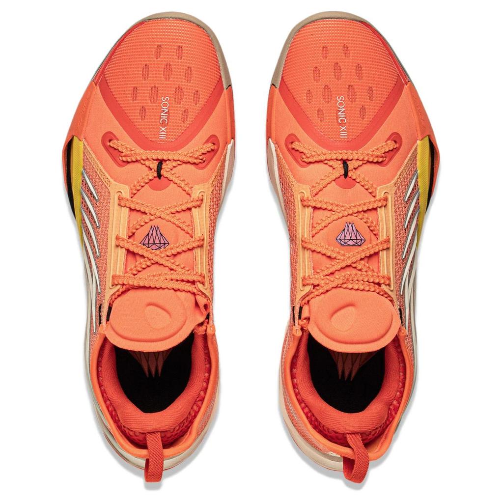 Li Ning Sonic 13 Cushioning Slip Resistant Abrasion Resistant Breathable Rebound Anti Twist Grip Low Top ABAV025-4