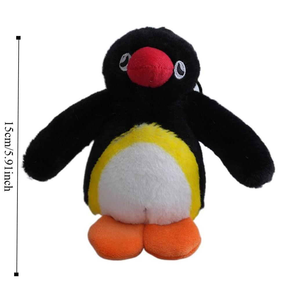 Funny Pingu Doll Pendant Stuffed Animal Stuffed Penguin Keychain  Backpack Charm