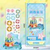 3D Cartoon Jelly Stickers Crystal Relief Stickers Diy Puzzle Stacking Miniature Ornaments Toy Children Favor Christmas Gifts