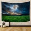 Starry Sky Landscape Tapestry Moon Large Tapestry Landscape Wall Hanging Living Room Bedroom Boho Home Decor