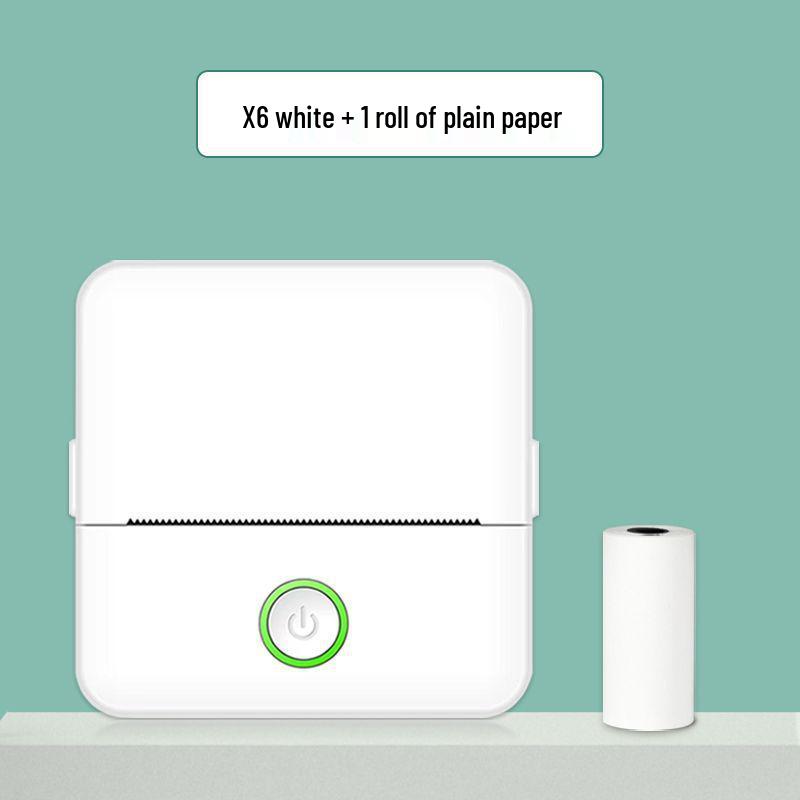 Portable Inkless Mini Label Printer: HD Thermal Organizer for Homework