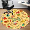 1pc Christmas Decorations Chair Carpet for Office Non Slip, Machine Washable Rug for Office, Room Holiday Decor for Christmas, Birthday Polyester