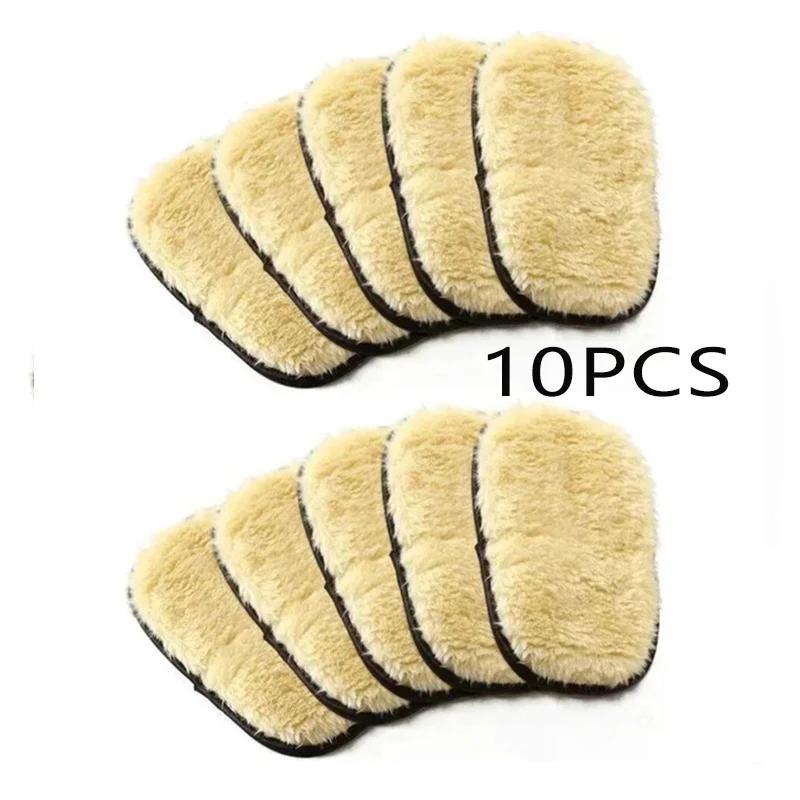 Car Washing Imitation Wool Gloves Thickened Plush Car Wiping Gloves Waxing Polishing Car Cleaning Products Cleaning Cloth